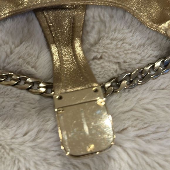 Jimmy Choo gold bag with chain handle - Picture 9 of 9